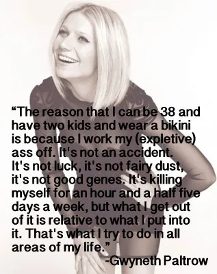 gwyneth paltrow quote about weight